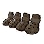 Dog Shoes for Hot Pavement, Breathable Dog Boots Paw Protectors with Adjustable Straps & Non-Slip Sole, Easy On & Off (Coffee Brown, Size 2:(L*W)(2.37’’x1.97''))