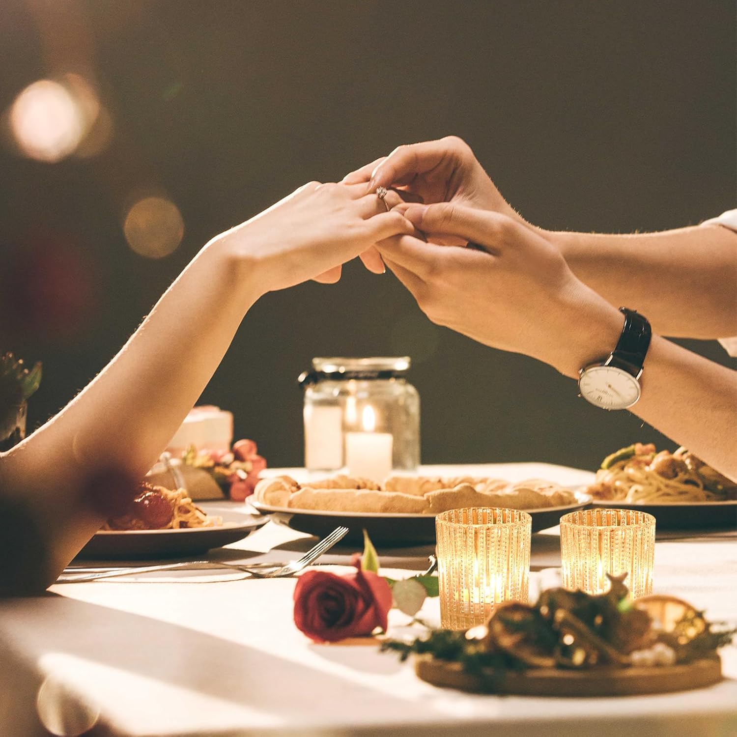 12 Pcs Vintage Glass Votive Candle Holders, Clear Candle Holders for Tea Lights, Floating Candles, Wedding & Party Table Decor, Elegant Centerpieces for Home, Bridal Shower & Christmas Decorations