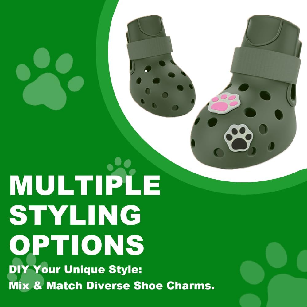 Dog Shoes for Hot Pavement, Breathable Dog Boots Paw Protectors with Adjustable Straps & Non-Slip Sole, Easy On & Off (Coffee Brown, Size 2:(L*W)(2.37’’x1.97''))