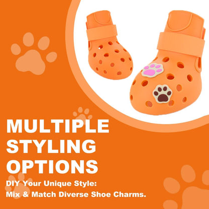 Dog Shoes for Hot Pavement, Breathable Dog Boots Paw Protectors with Adjustable Straps & Non-Slip Sole, Easy On & Off (Coffee Brown, Size 2:(L*W)(2.37’’x1.97''))