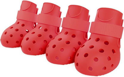 Dog Shoes for Hot Pavement, Breathable Dog Boots Paw Protectors with Adjustable Straps & Non-Slip Sole, Easy On & Off (Coffee Brown, Size 2:(L*W)(2.37’’x1.97''))