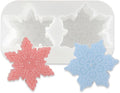 1 Pcs Snowflake Silicone Molds 2-Cavity Snowflake Candle Molds Christmas Snowflake Design for Soap Candle Ice Cubes Chocolates Bath Bomb Home Dacorations Xmas Crafts