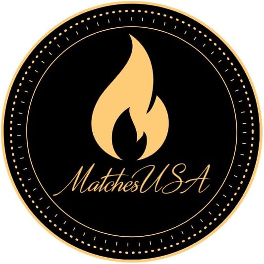 * MATCHES INCLUDED * | Ceramic Match Holder with Tray | 2 Piece Gift Set w Decorative Box | Cute Candle or Kitchen Wooden Matchstick Display w Striker (Ebony & White)