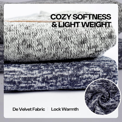 2 Pack Dog Sweater for Small Dogs, Turtleneck Dog Sweatshirt Puppy Fleece Sweaters Winter Clothes for Small Dogs Cats Boy or Girl, Warm Soft Pet Outfit for Puppies, Cat Apparel, Blue+Grey,L