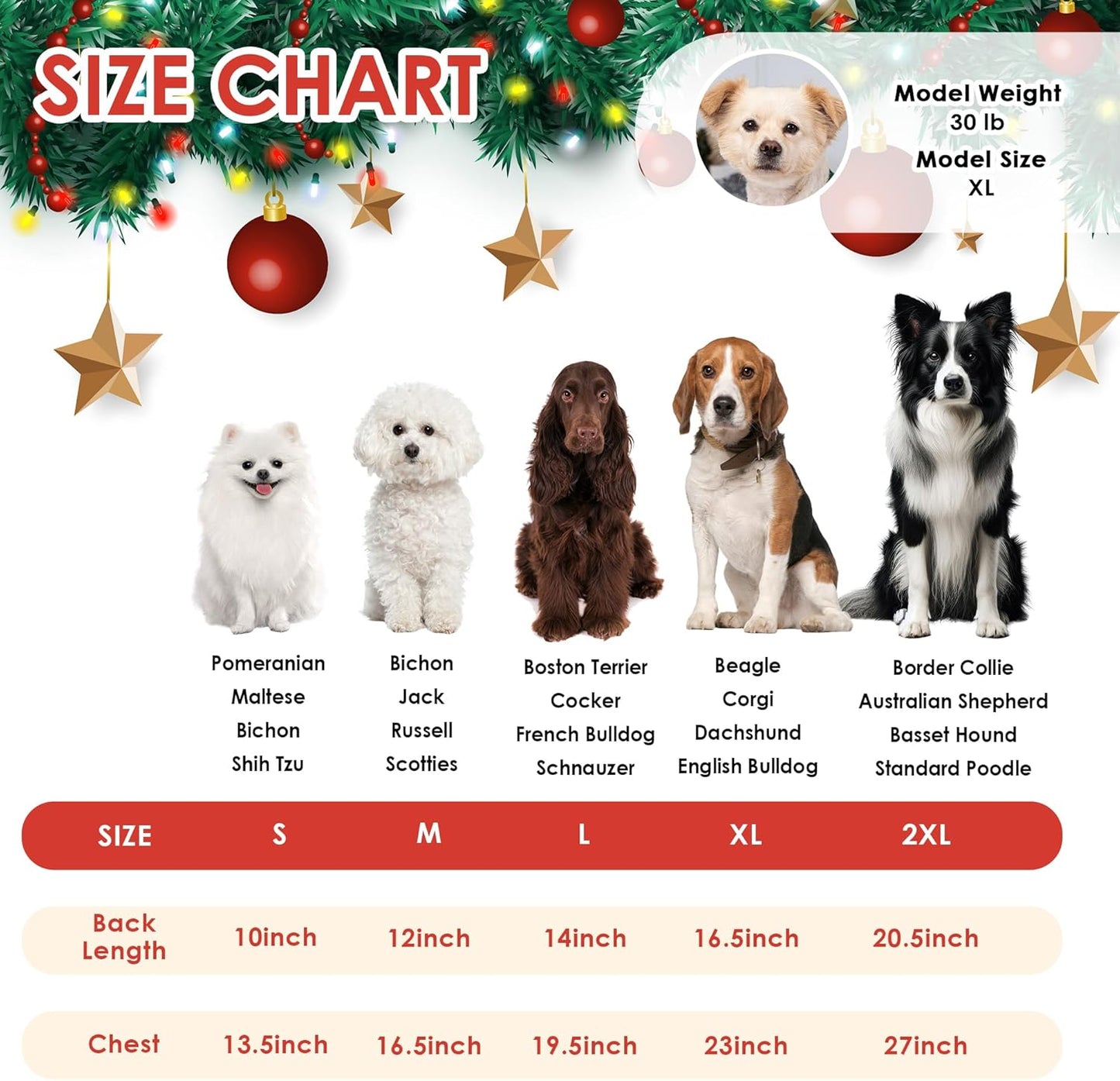 2026 New Cotton Dog Pajamas for Small & Medium Dogs - Soft Pet Onesie, Comfy Puppy Coat with Various Prints, Cute Pet Apparel for Dogs Blue Santa Medium