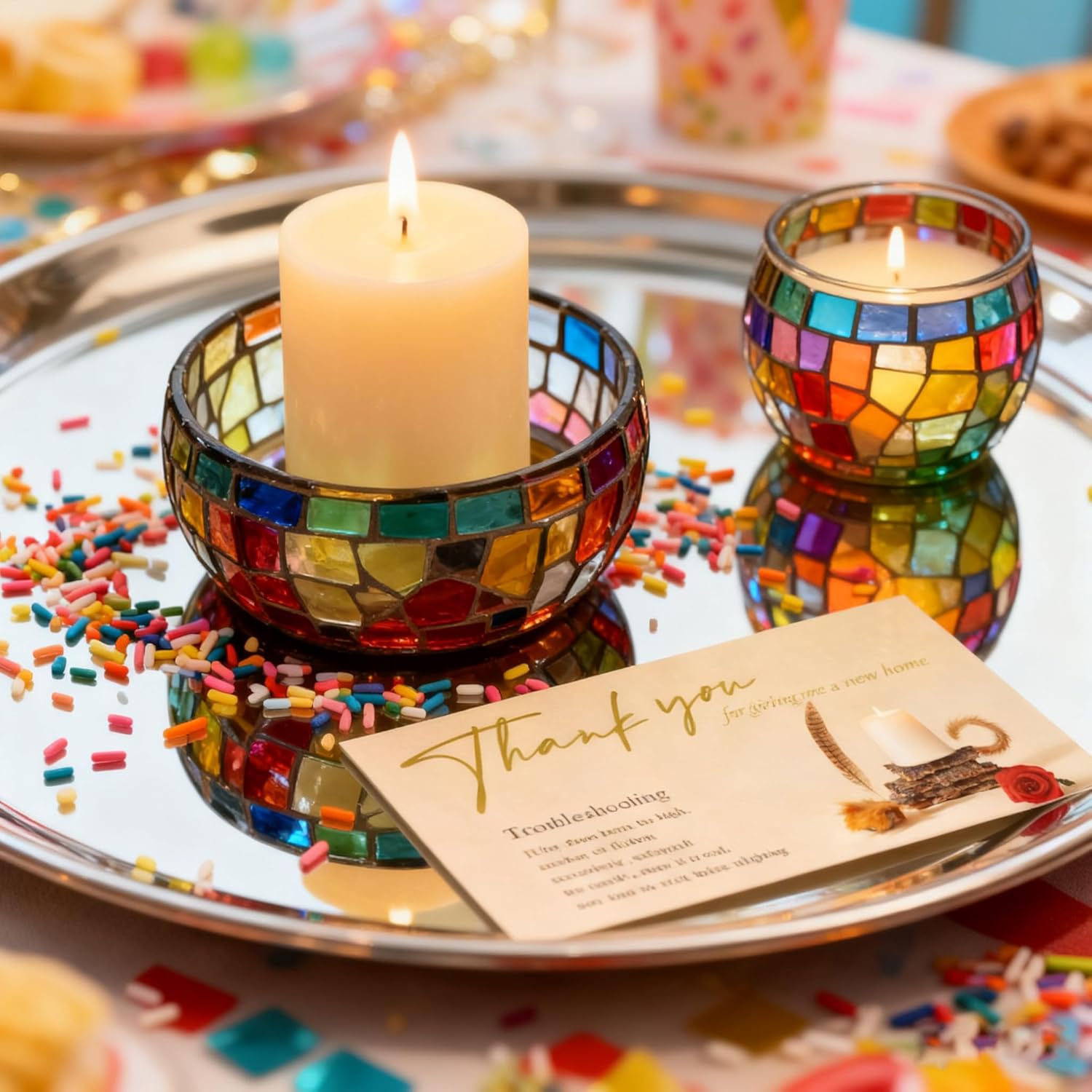 110 PCS Handmade Candle Care Instruction Card with Storage Box, 3.5 X 2 in Business Card Size for Handmade Candle Makers (Horizontal, 1)